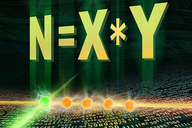 Scalable factoring with trapped ions