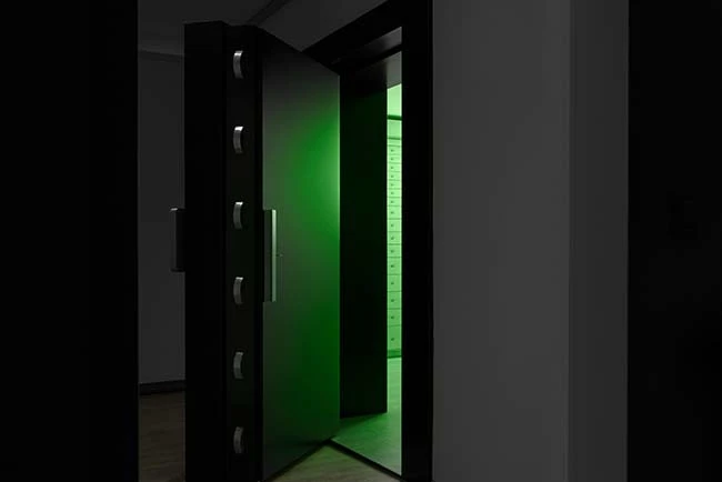 Rack-mounted ion trap-based quantum computer