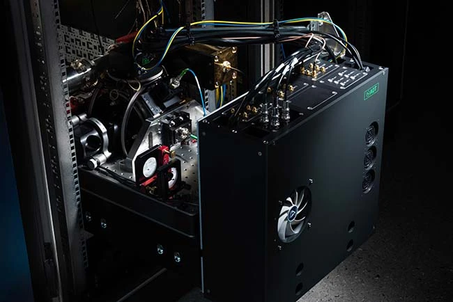 Rack-mounted iontrap quantum processor
