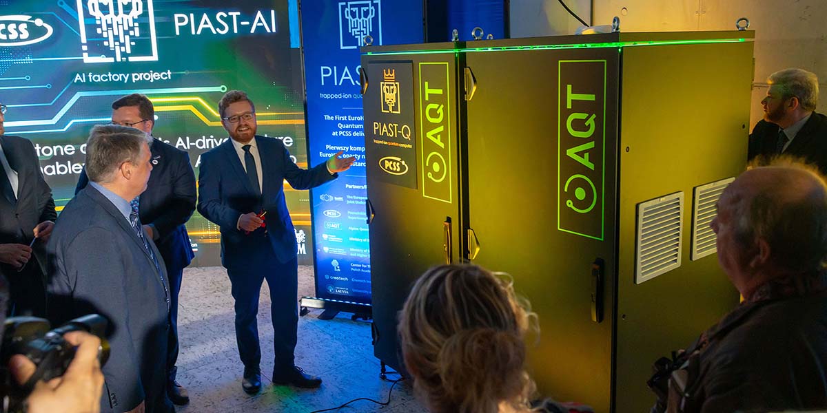 Inauguration of PIAST-Q in Poland at PCSS https://www.aqt.eu/inauguration-of-piast-q/